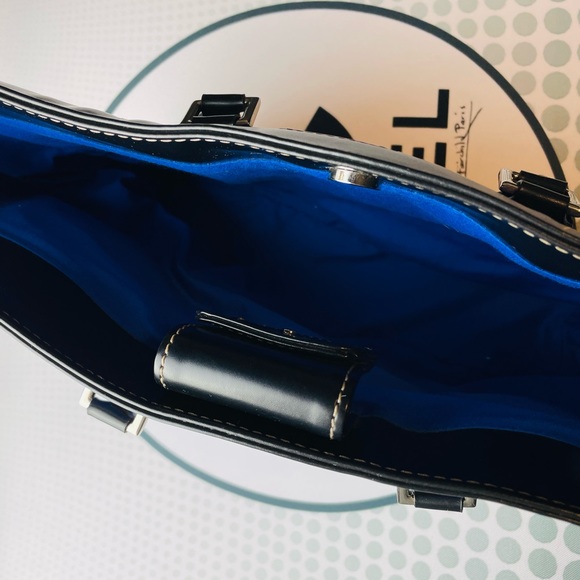 Ralph Lauren Women's Blue/Black Classic Tote Shoulder Bag - Picture 5 of 9